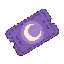 Ticket de Lune (violet)